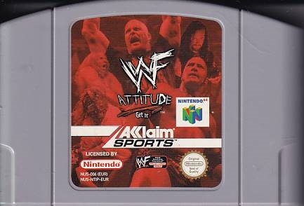 WWF Attitude - Nintendo 64 spil (B Grade) (Genbrug)